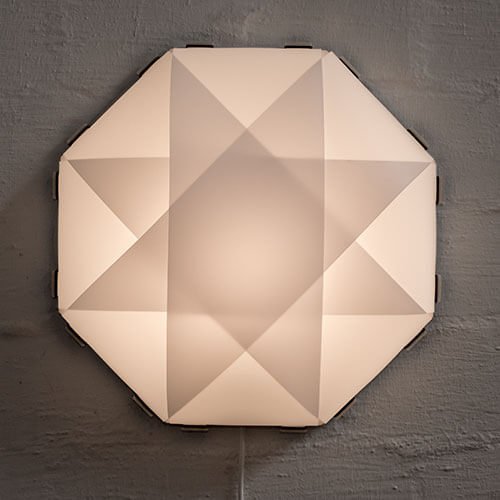 Wandlampe "Achteck" Wandlampe "Achteck"